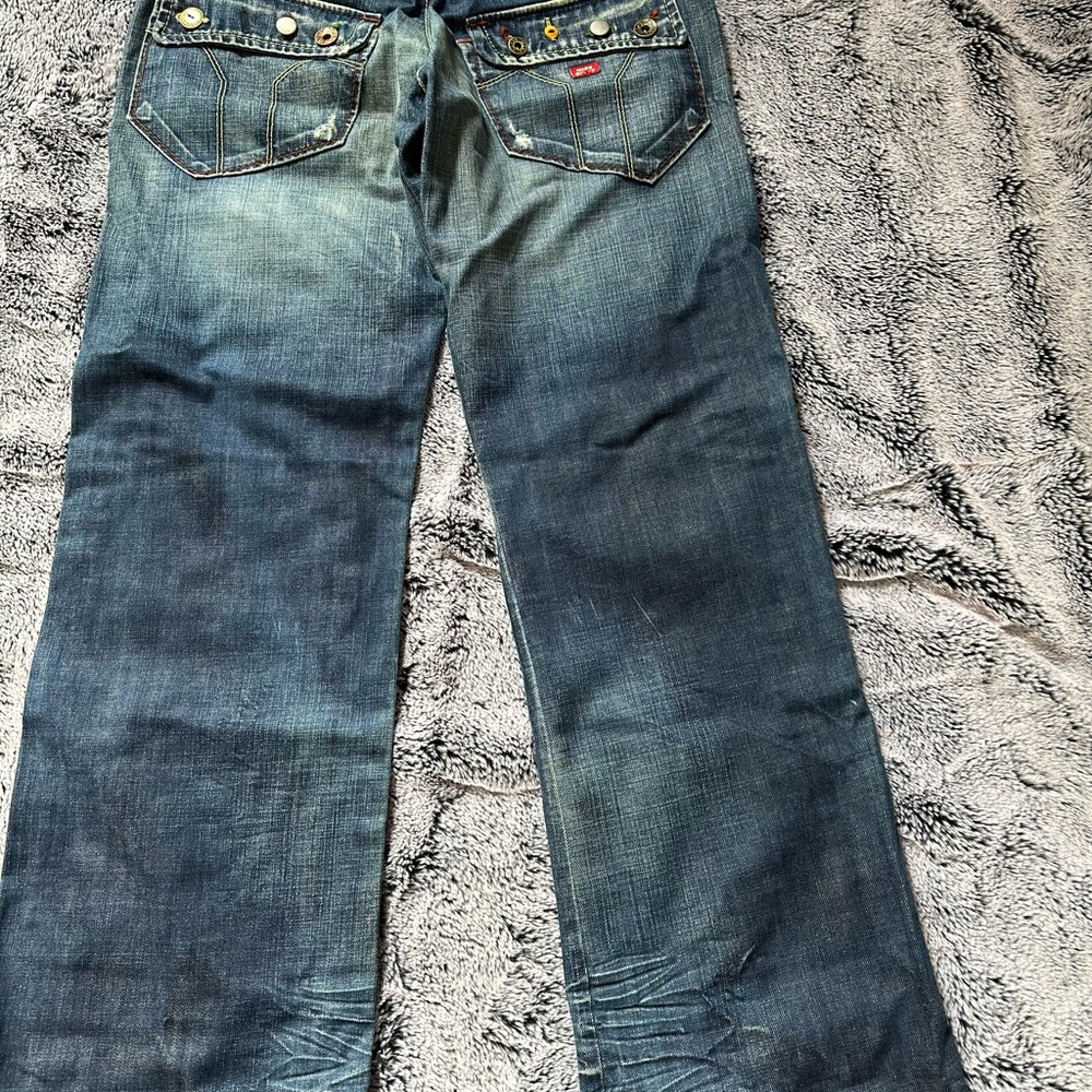 Miss Sixty Blue Flare & Wide Leg Jeans